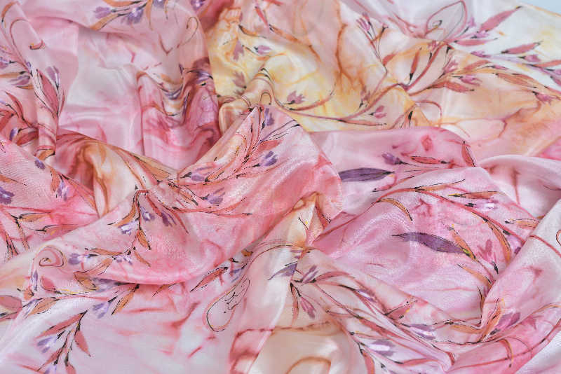Hedvábná šála 45 x 180 cm