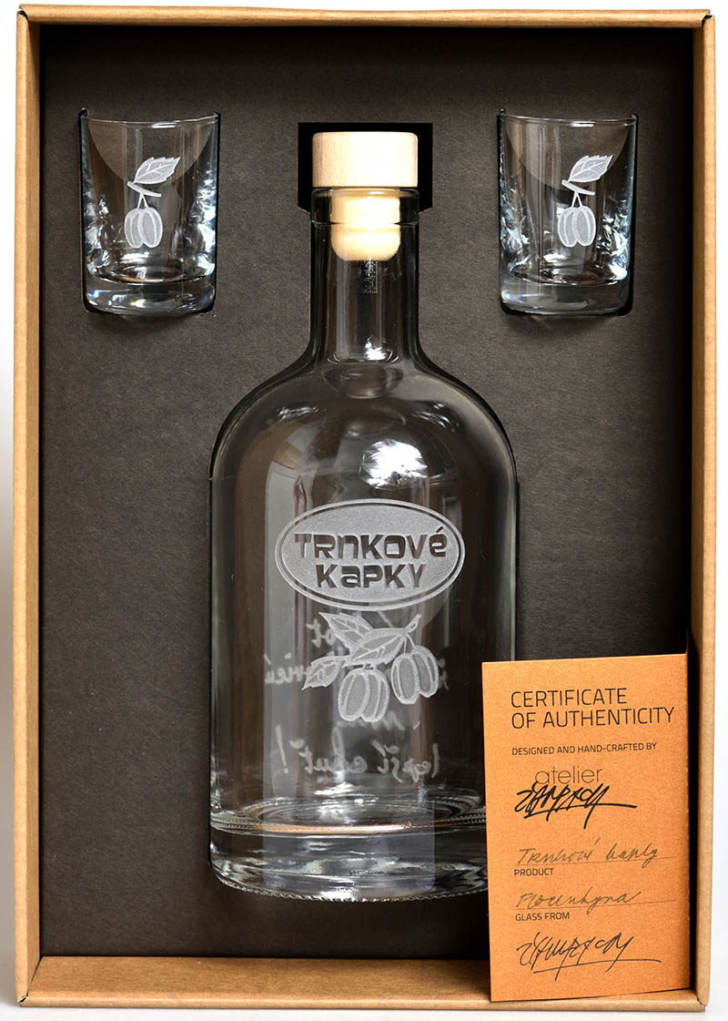 Slivovice set - Láhev OSLO - 0,7l 1+2