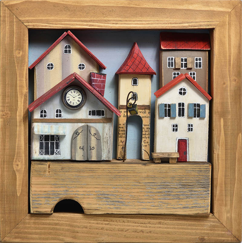 Obrázek dřevěné domečky