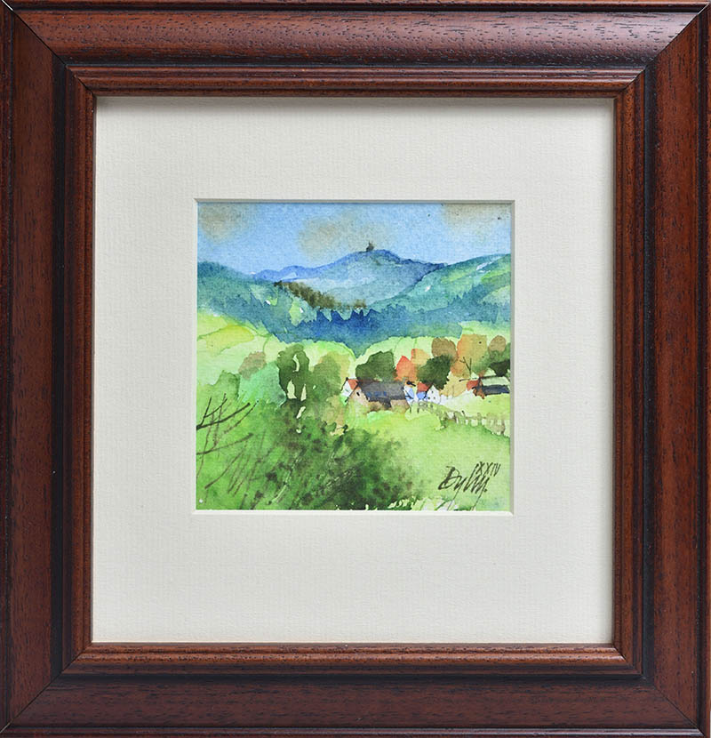 Miroslav Dyl, Pod Lysou horou - akvarel