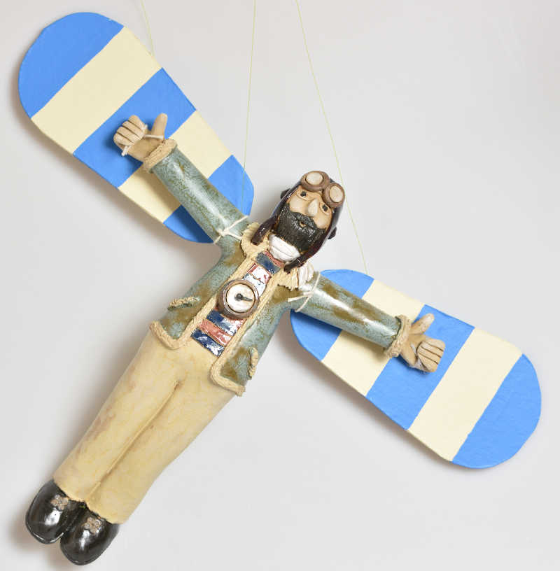 Keramický letec - aviatik II