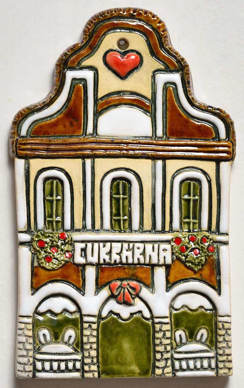 Keramický domeček " Cukrárna "