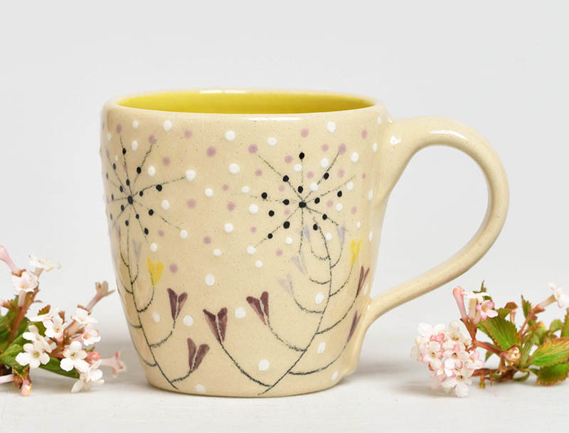 Keramický hrneček kokoška - 1dcl