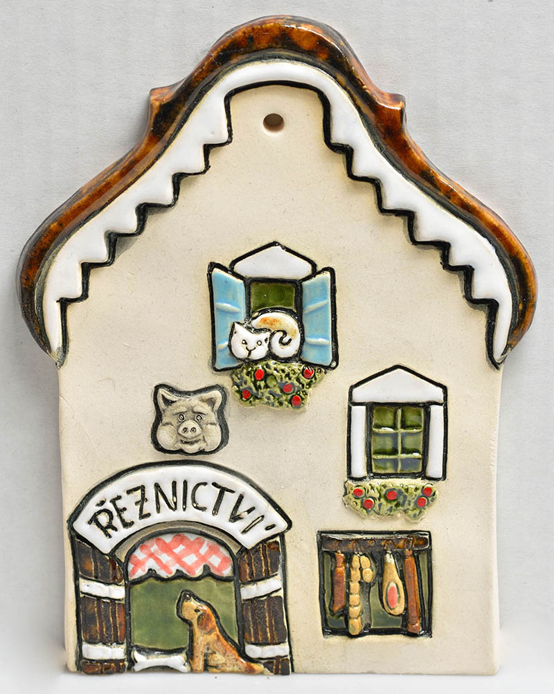 Keramický domeček " Řeznictví "