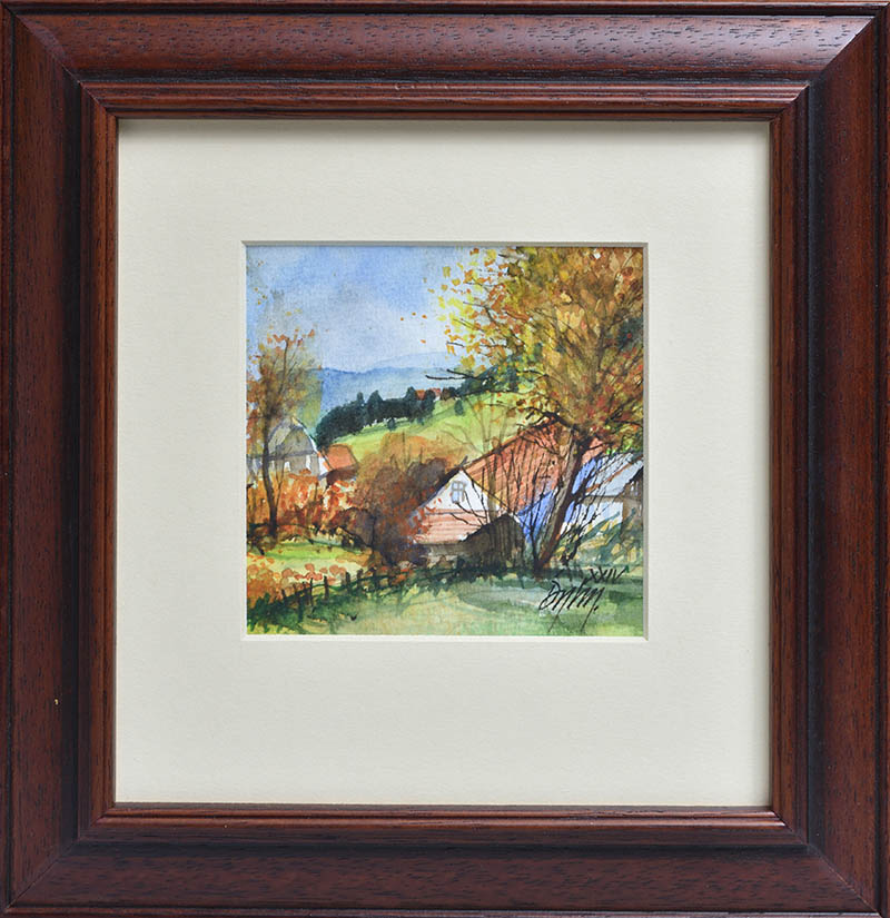 Miroslav Dyl, Z Vřesiny - akvarel