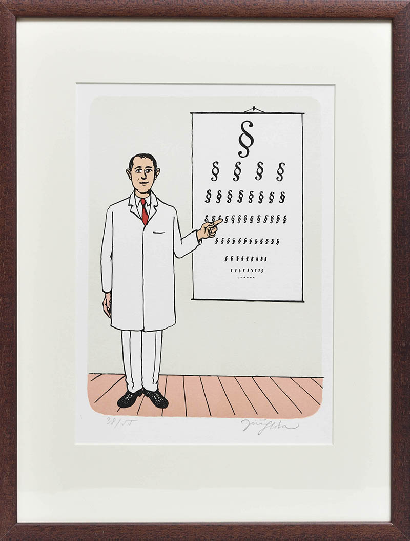 Jiří Slíva, Optik s paragrafy - litografie