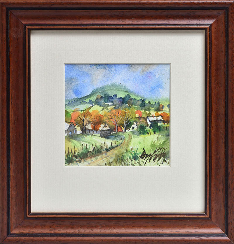 Miroslav Dyl, Z Morávky - akvarel