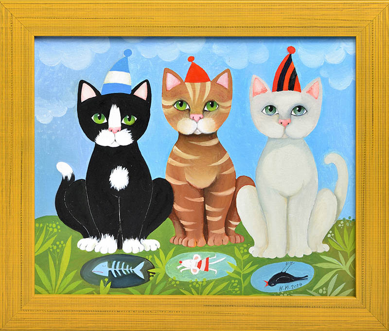 Hana Münsterová, Malí vrahouni - olej na sololitu