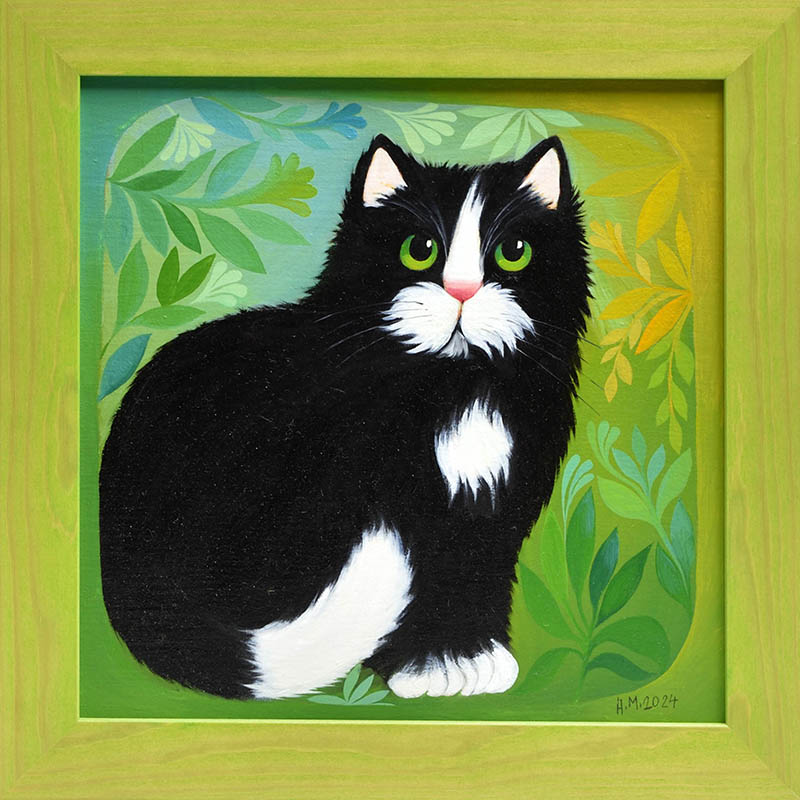 Hana Münsterová, Kocourek - olej na sololitu