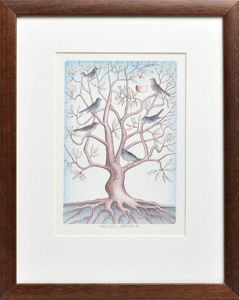 Luděk Dostál, Poslední hruška - litografie