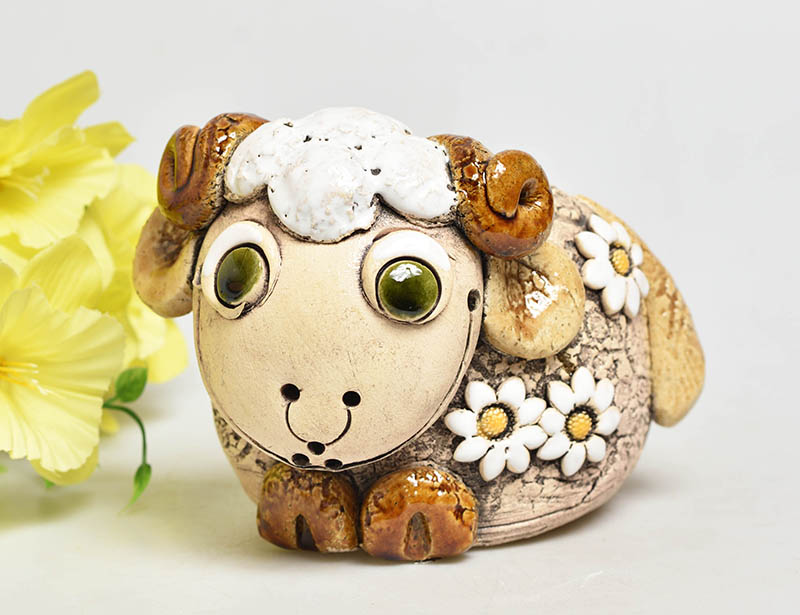 Keramická figurka beránek