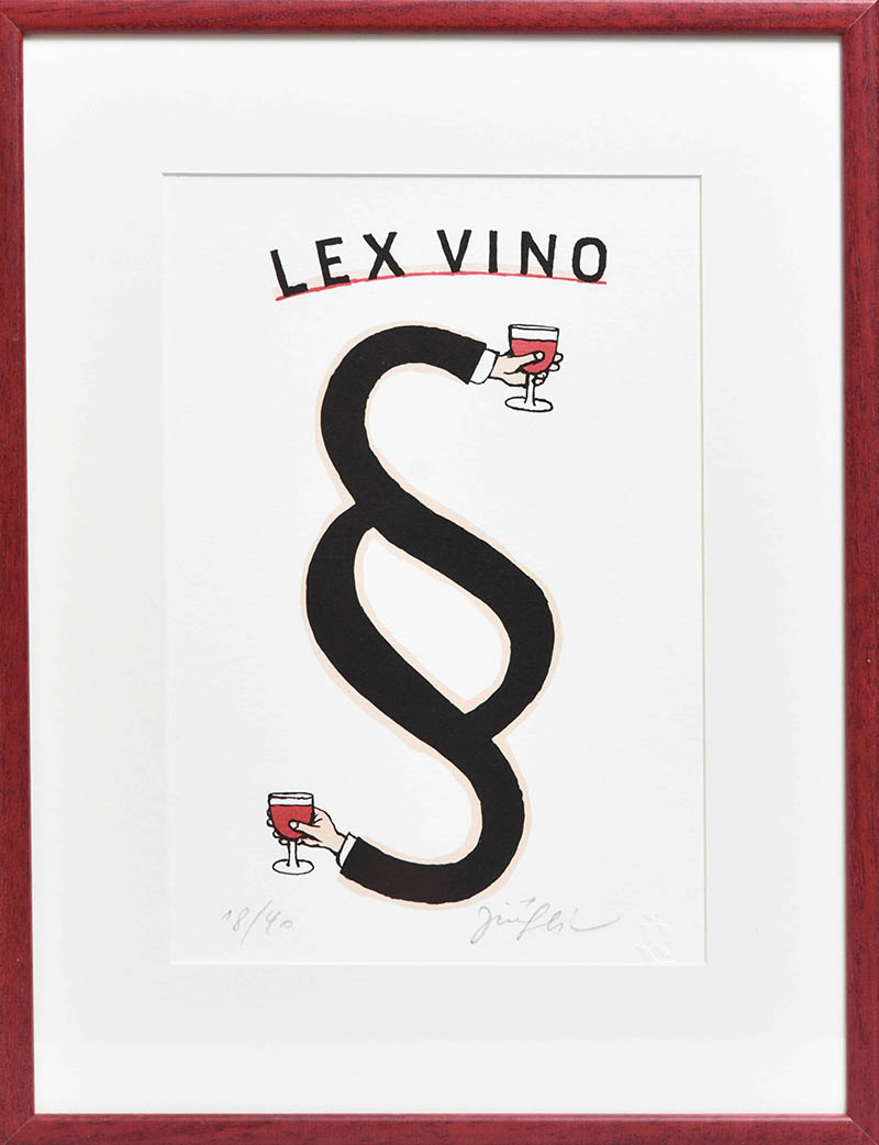 Jiří Slíva, Lex vino - litografie