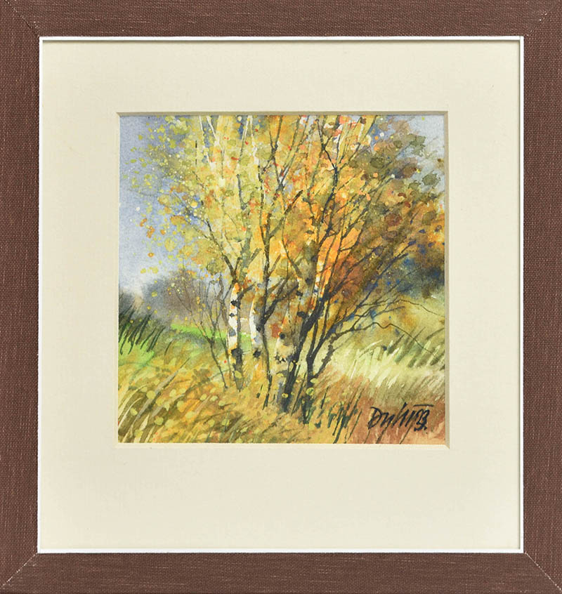 Miroslav Dyl, Jeseníky - akvarel