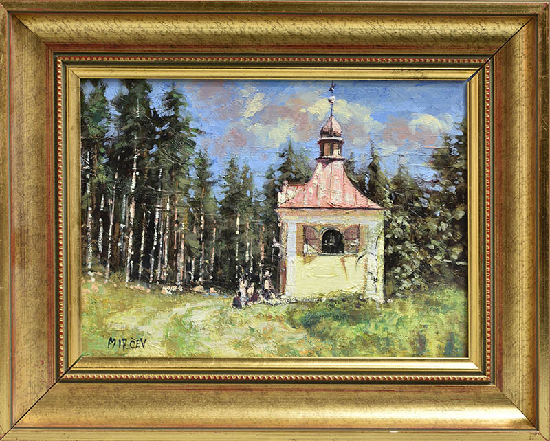 Petr Mirčev, Kaplička - olej na sololitu
