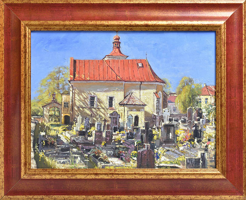 Petr Mirčev, Santini - Mladé Bříště - olej na plátně