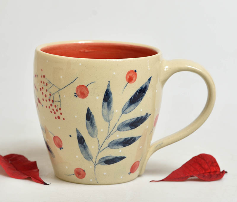 Keramický hrnek podzim - 4dcl