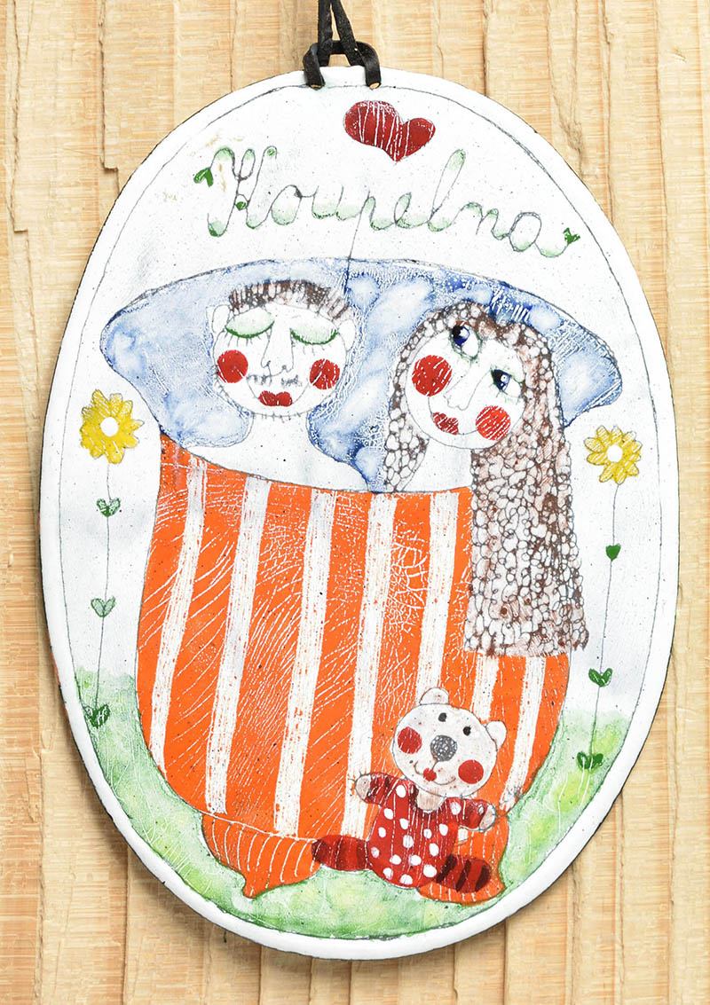 Smaltovaná cedulka - Koupelna