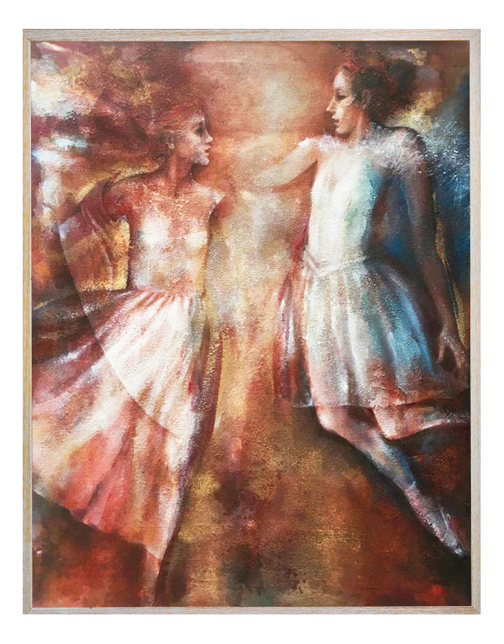 Helena Hurtová, Baletky - olej na plátně