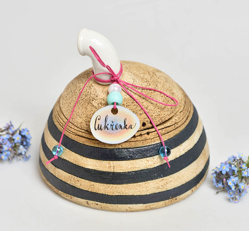 Keramická dóza " cukřenka "