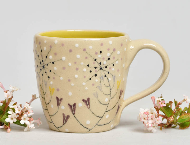 Keramický hrneček kokoška - 1dcl