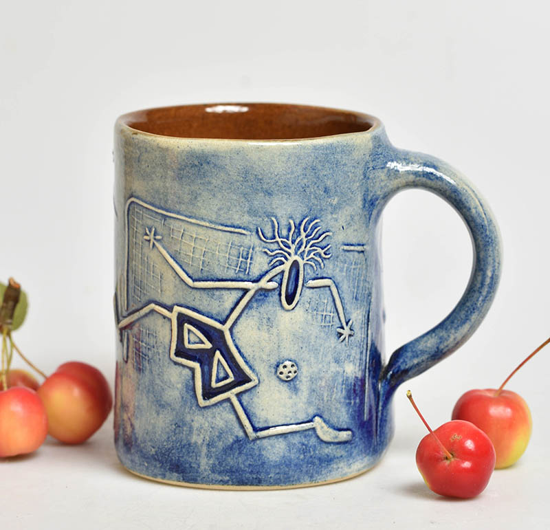 Keramický hrnek " florbal " - 3dcl