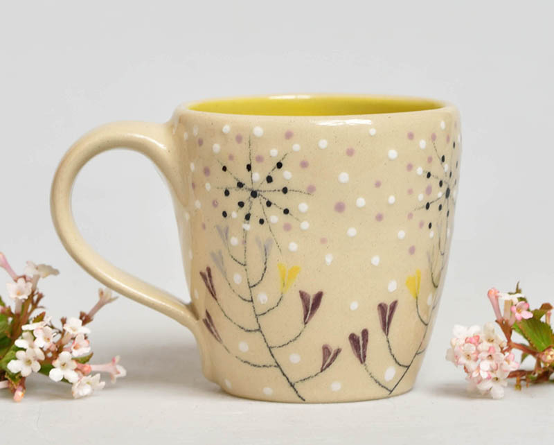 Keramický hrneček kokoška - 1dcl