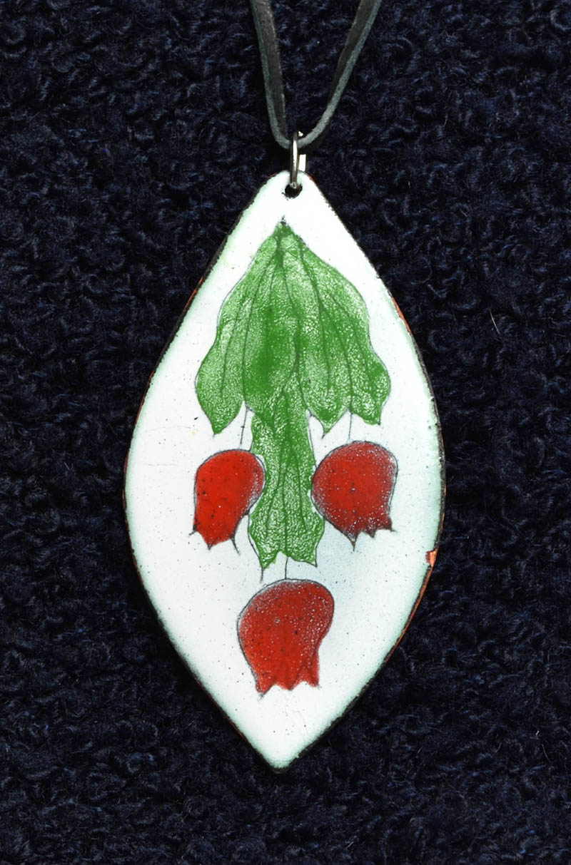 Smaltovaný přívěšek - tulipány