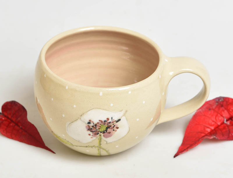 Keramický hrnek vlčí máky - 3dcl