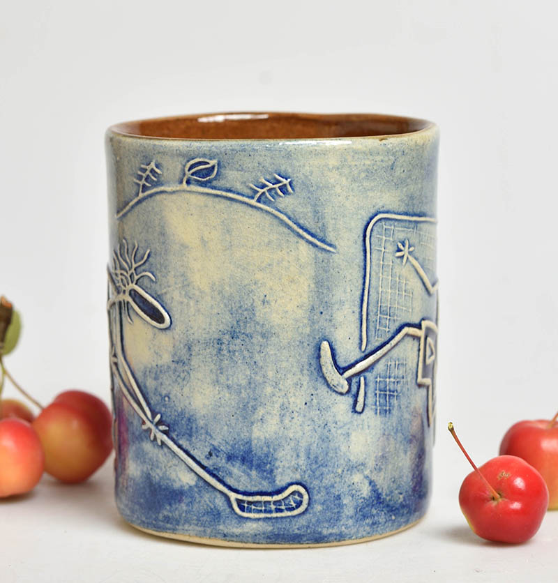 Keramický hrnek " florbal " - 3dcl