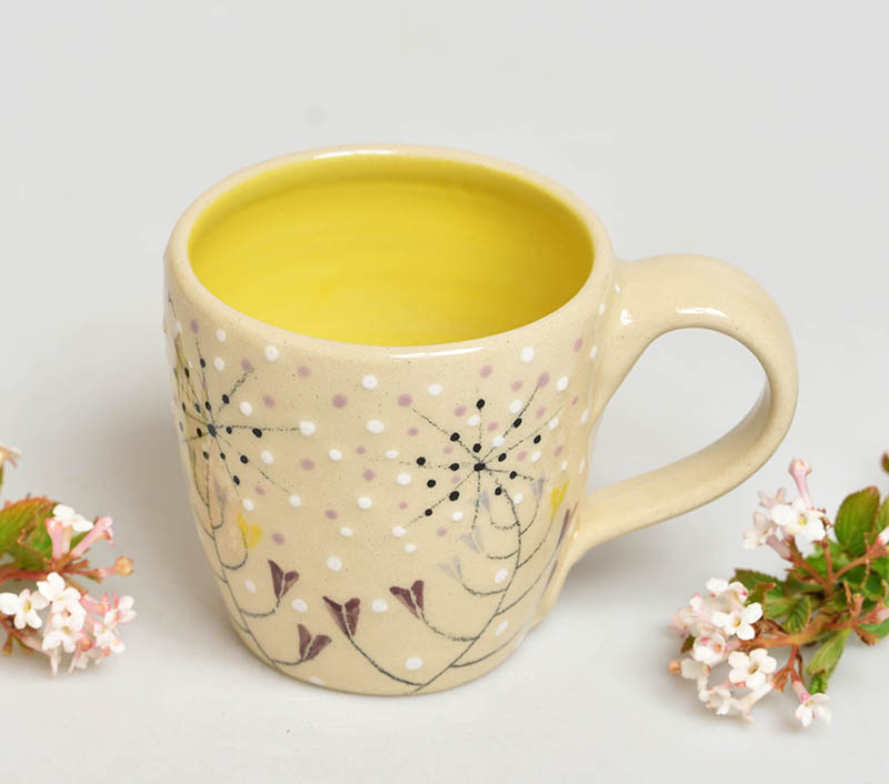 Keramický hrneček kokoška - 1dcl