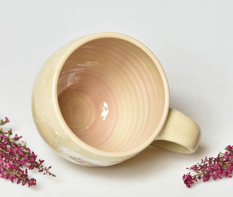 Keramický hrnek vlčí máky - 3dcl