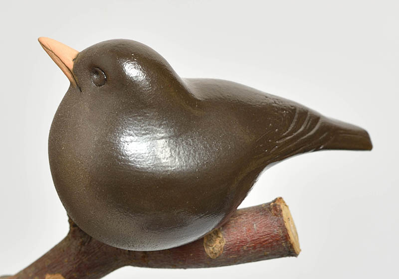 Keramický ptáček Kos