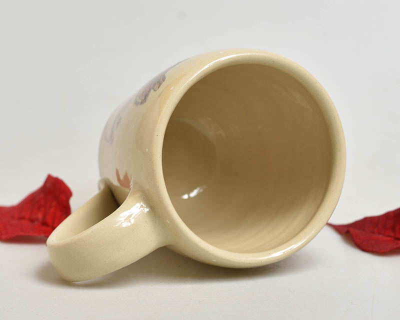 Keramický hrnek s ptáčkem - vrabec - 2dcl