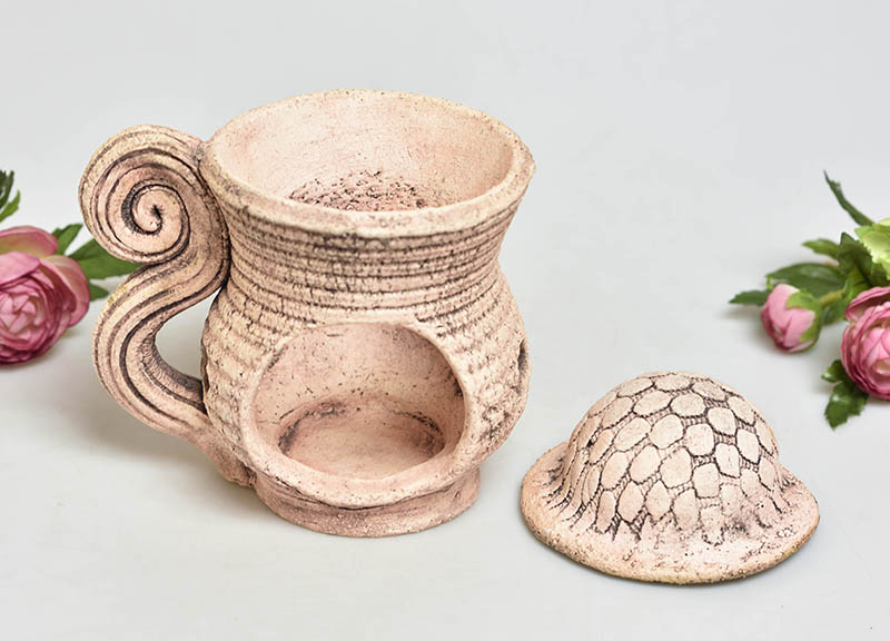 Keramická aroma lampa kočka