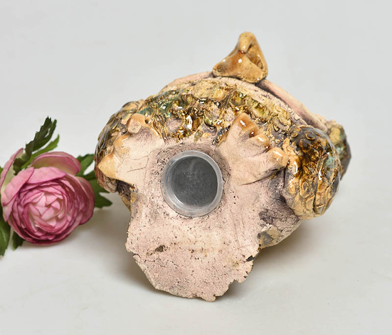 Keramická pokladnička na otevření -  sova