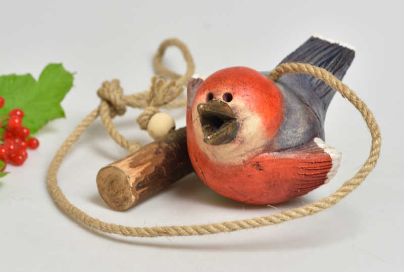 Keramický pták velký na zavěšení