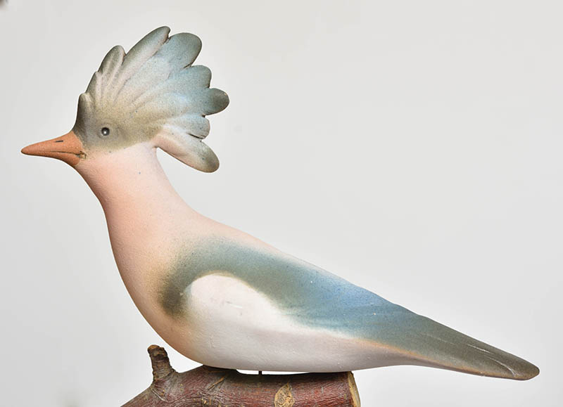 Keramický ptáček Hřivnáč