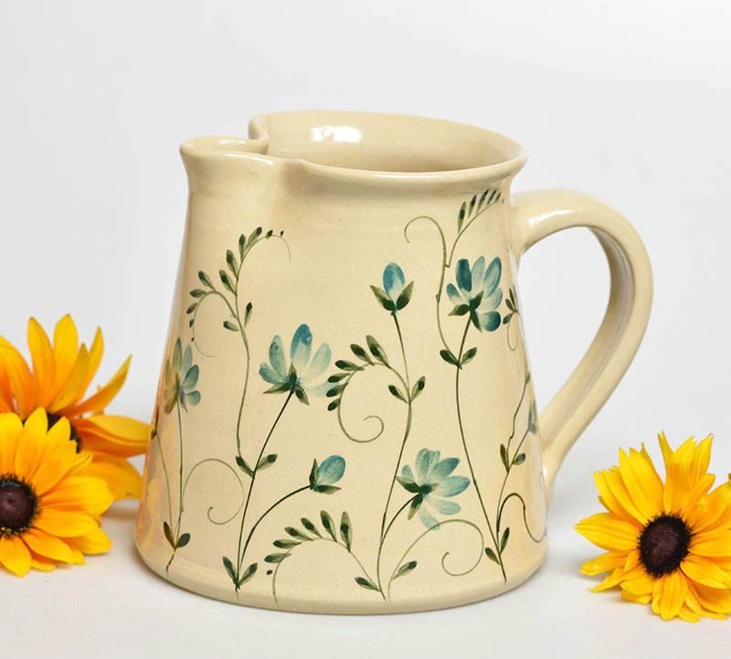 Keramický květinový džbán - 0,9l